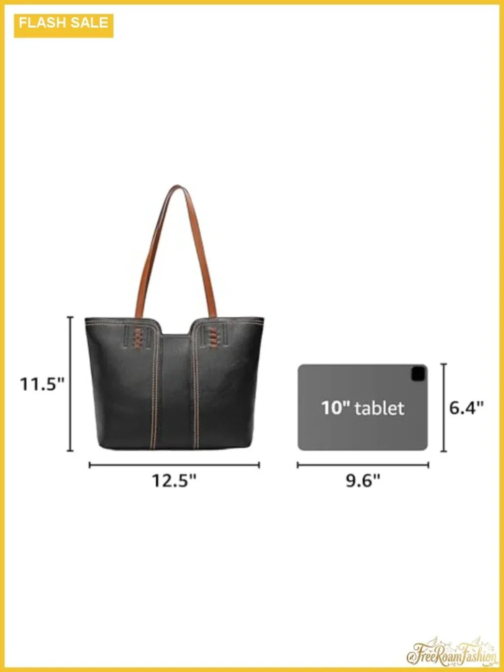 Vegan Leather Tote Bag for Women Top Handle Satchel Purse